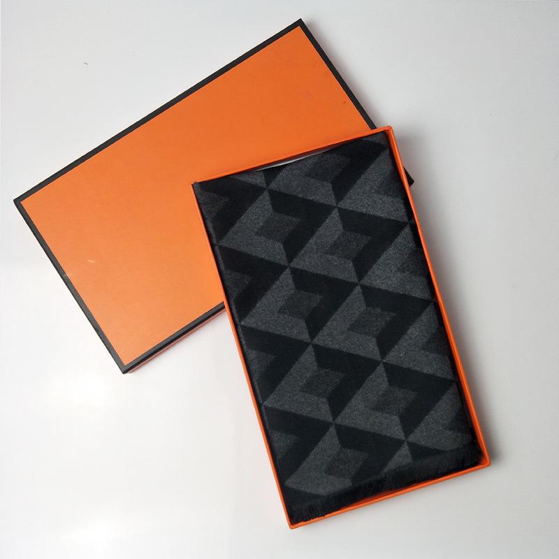 2019 Winter New Model, Imitation Cashmere Men's Scarf, Long Jacquard Horse Brand Double-sided Warm and Cold-proof