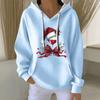 Women's Fashion Casual Christmas Angel Print Pullover Long-Sleeve Sweatshirt