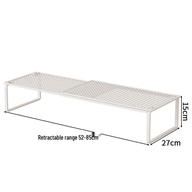 Выдвижной шкаф для обуви с многоярусным хранением и разделительной полкой Fixed 27x27x22cm Single Layer 1540₽