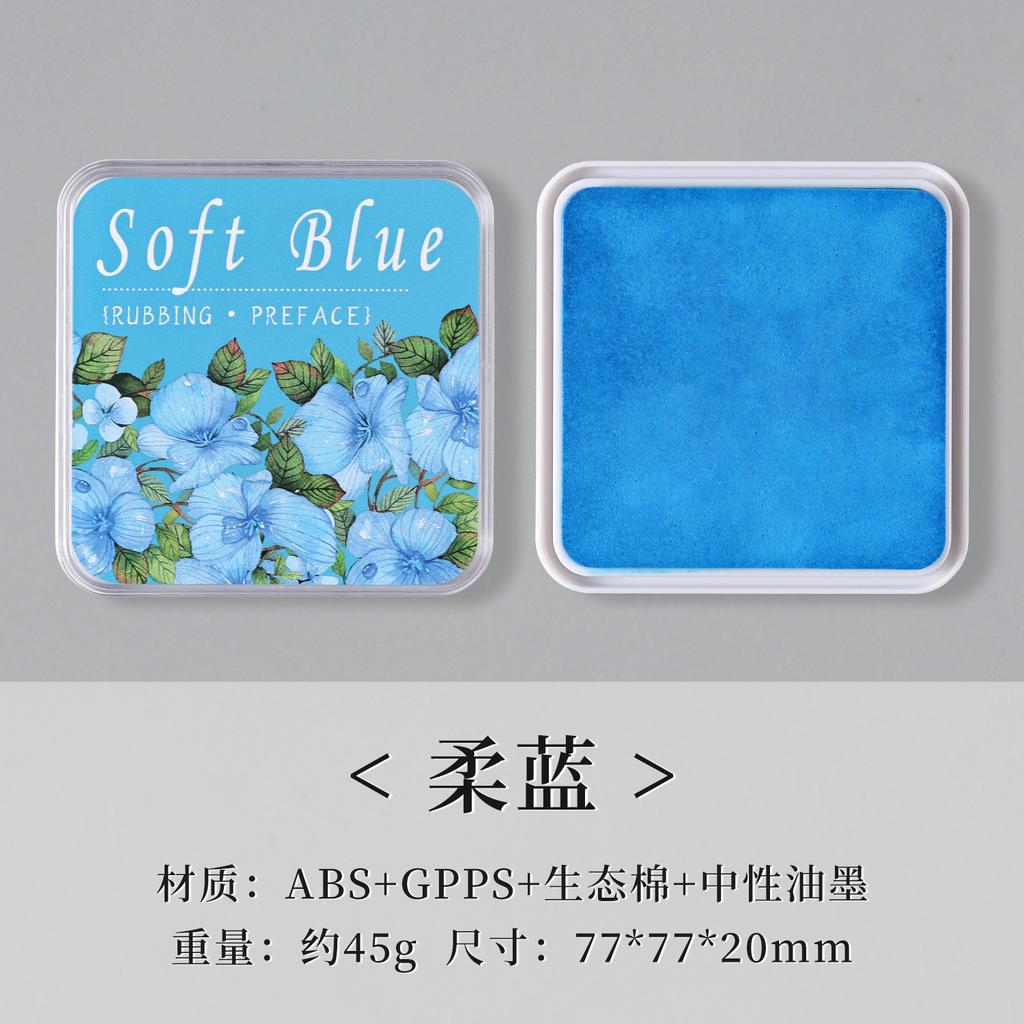 Eco-cotton Neutral Ink Ink Pad Quick-drying Waterproof Rich Color for DIY Handbook Office Contract Agreement Sealing