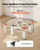 VEVOR Laundry Pedestal, 305 mm Height, Washer and Dryer Pedestals with 544 kg Weight Load Capacity, 475-785 mm Adjustable, Non-Slip Feet