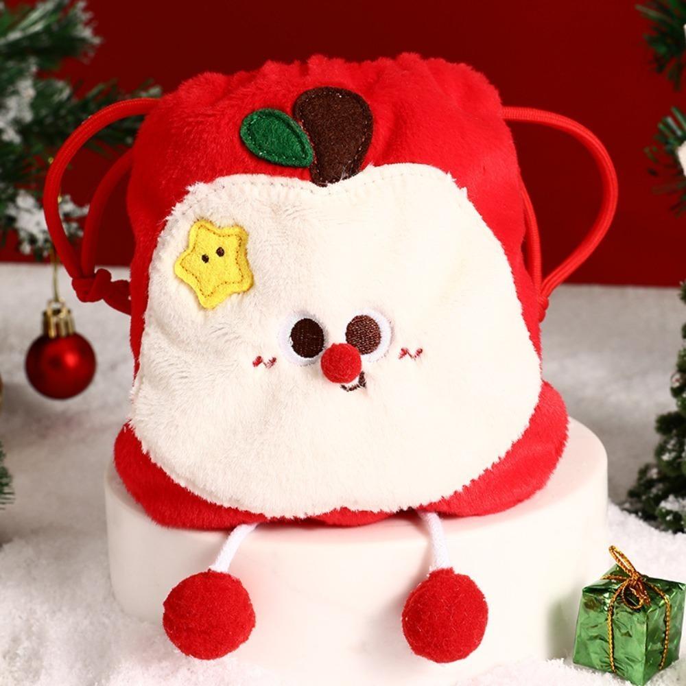 

Candy Stocking Bag Cartoon Tote Bag Kawaii Holiday Handbag Portable Christmas Gifts Bag Party Style 2