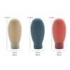 3Pcs/Set Refillable Bottle 60ml Soft Lotion Container Squeeze Tube Empty Bottle Portable Travel Shampoo Bottle Makeup Tools