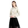 2024 Women's Exclusive PU Leather Motorcycle Jacket - Thin Short Design for Spring and Autumn