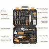 DEKOPRO 100-Piece Tool Set, Home Repair Tool Kit, Plastic Tool Box Storage, Includes General Household Hand Tool Kit