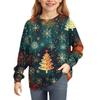 Christmas Day Sweatshirts For Children Boys And Girls Knit Sweater Cute Shirt Fall Crewneck Pullover Tops