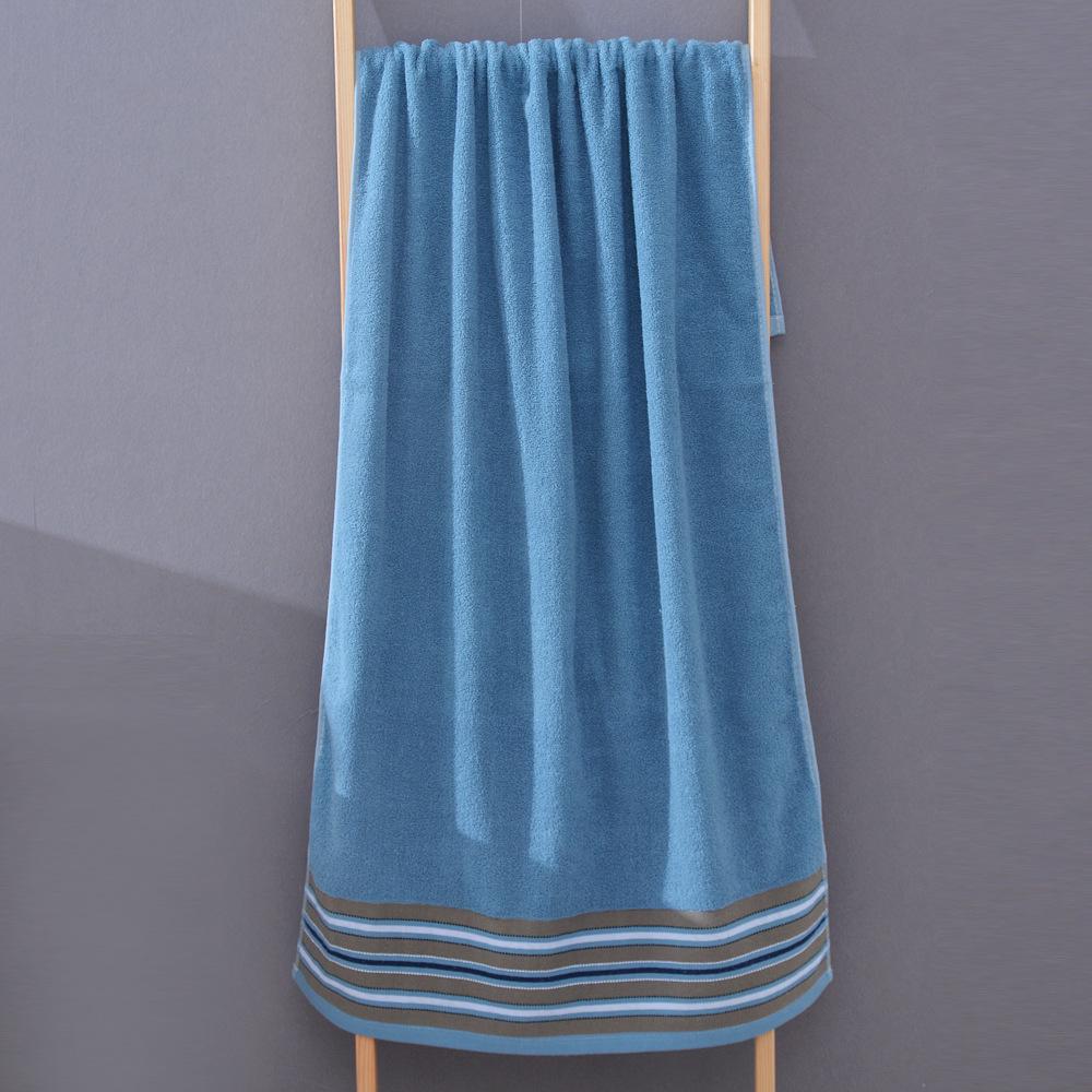 Pure Cotton Soft Absorbent Bath Towel Set with Logo Customization