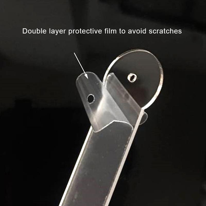 1/5 Stück Klarsicht Acryl Ohrring Display Halter Ständer Ohrring Trageeffekt Stab Ohrstecker Schmuck Anprobierstab