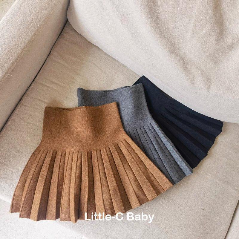 

Essential Knit Pleated Skirt for Kids - Fashionable Autumn & Winter 2025 Collection 110 cm