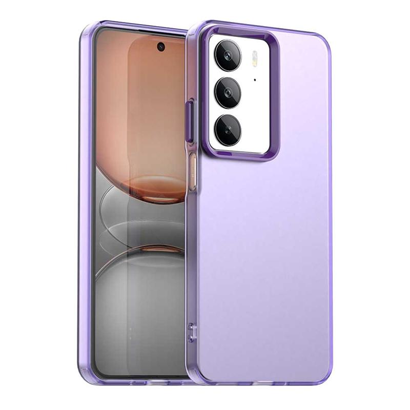 Anti-Drop Candy Color Case For Realme C75x Matte PC Transparent Full Back Case For Realme C75x C75 4G Cover For Realme C75x Case