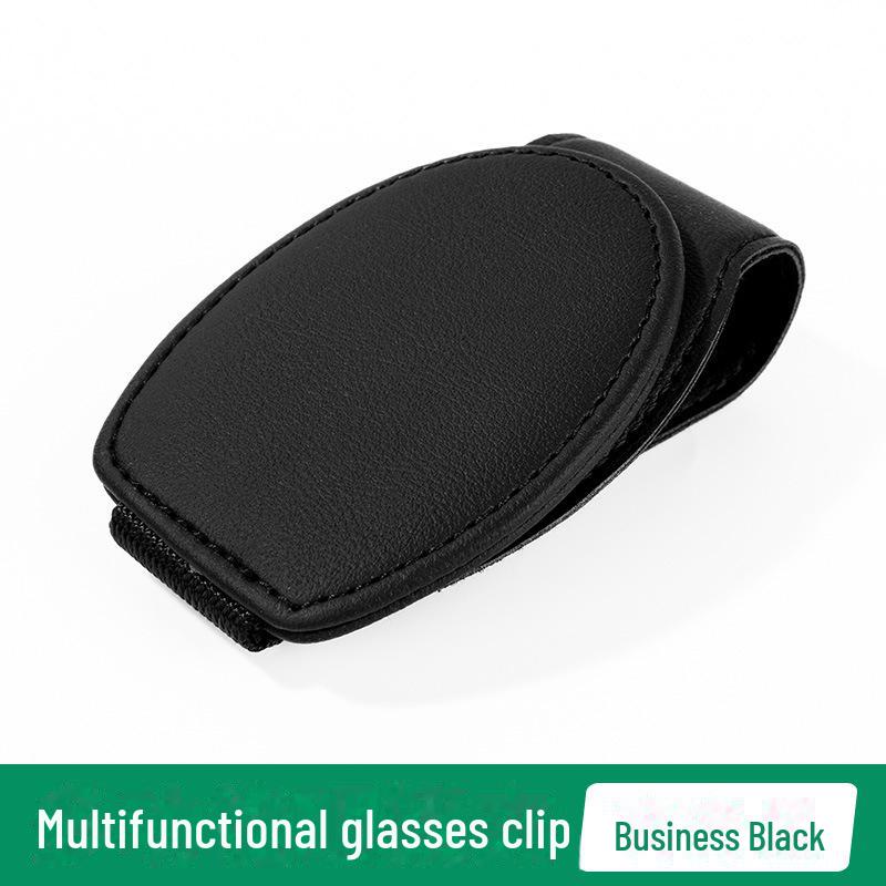 Car Glasses Clip Sun Visor Storage Box: Multi-functional Sunglasses Holder for Car Main Drivers