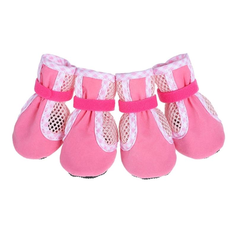 Pet Comfortable Shoes Set Permeable Dog Boot Comfortable Dog Booties Ensuring Safety and Comfort