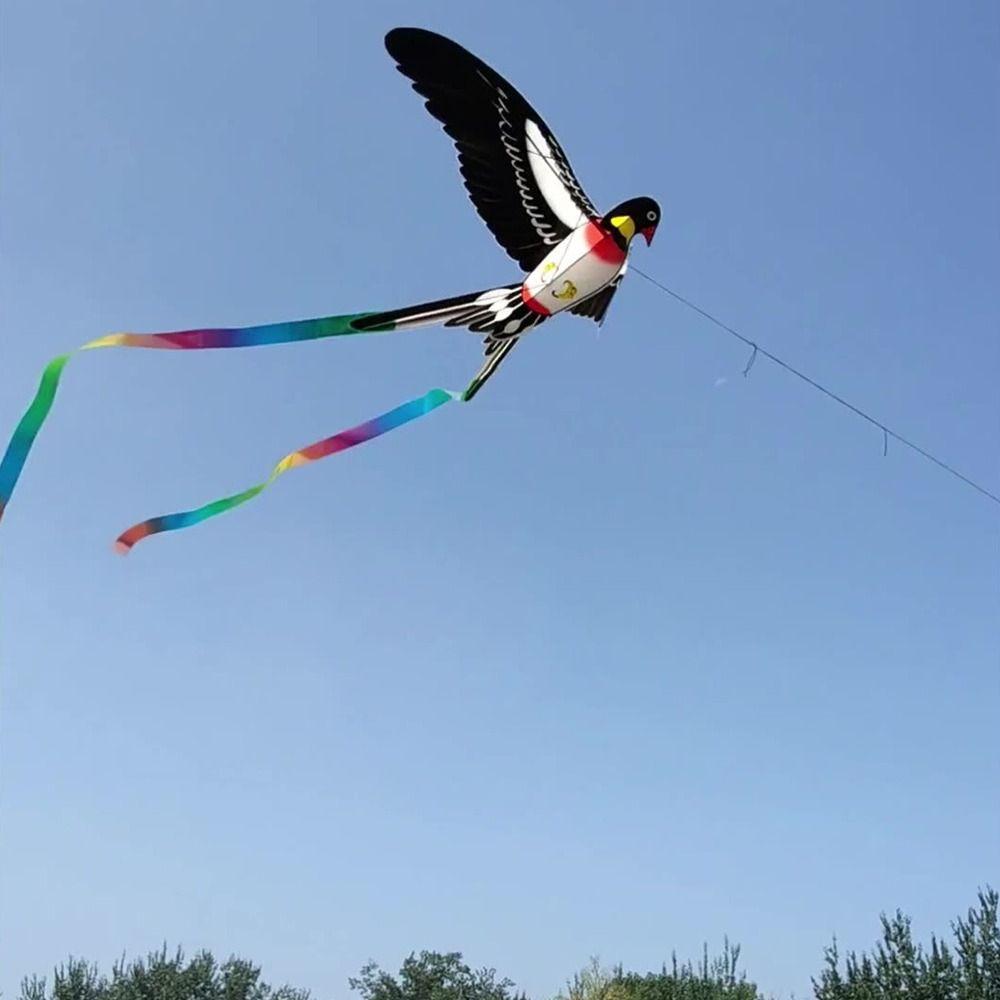 Parrot Eagle Swallow Airplane Butterfly Large Eagle Kites Fishing Rod Kite  Garden Outdoor Sports