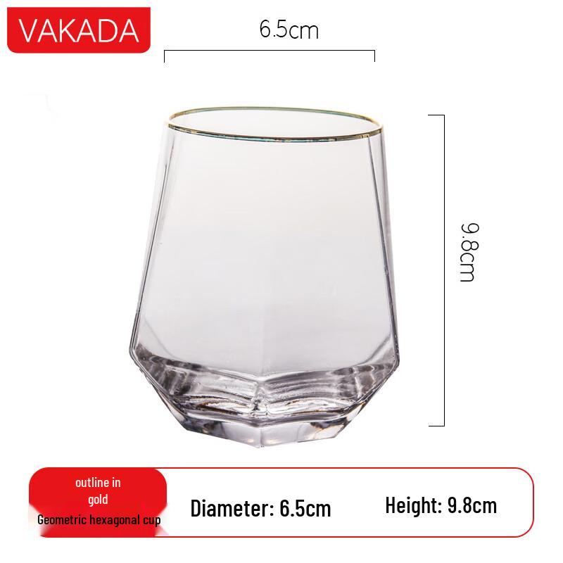 VAKADA High Borosilicate Glass Drinking Tumbler