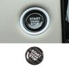 For Range Rover Evoque 20-23 Real Carbon Fiber Start Button Ignition Switch Ring