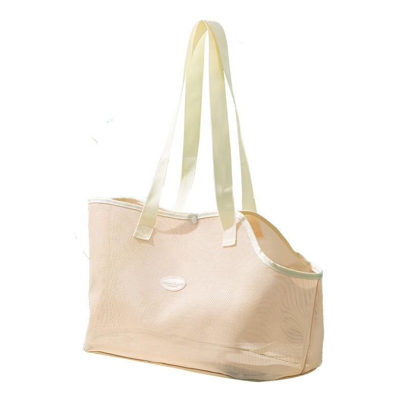 Cats Go Out In Spring and Summer, Breathable Mesh Messenger Bag, Dog Handbag, Pet Portable, Universal Cat Bag Supplies for All Seasons