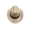Stylish Red Cowboy Hat for Men and Women Classic Western Design with Black Band Perfect for Outdoor Adventures