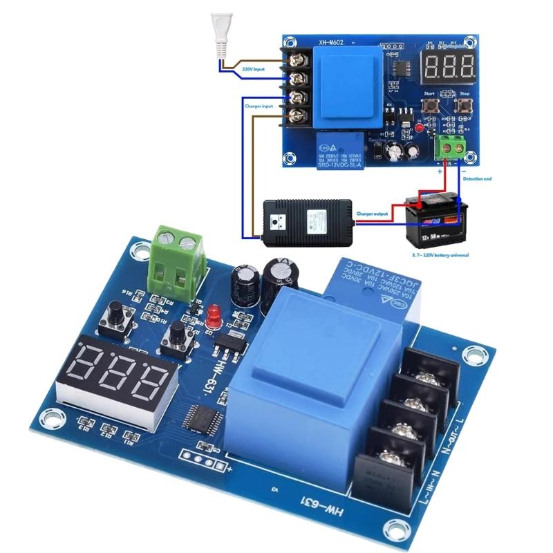 Precise Digital Display Battery Charger Controller Module 0.1 Accuracy for Lithium batteries Protections Energy Saving