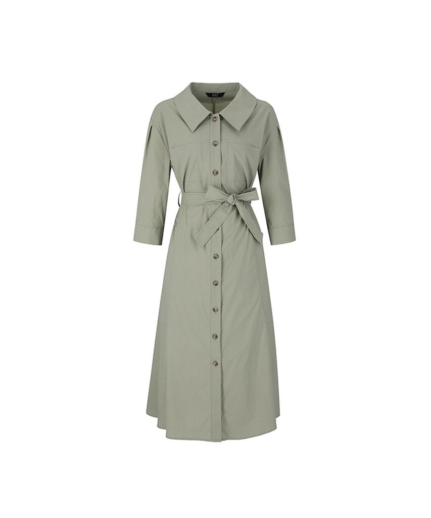 VISITINNEWYORK Banded Collar Casual Dress (Vz8Op19)