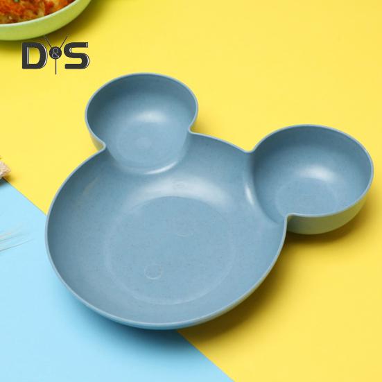 Serviertablett aus Kunststoff, leicht zu reinigen, langlebig, BPA-freier Teller mit getrockneten Früchten