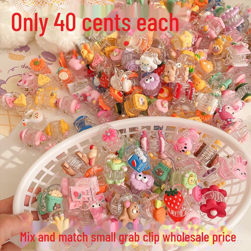 

Заколки для волос в виде звезд и клубники для девочек - милые аксессуары для челок