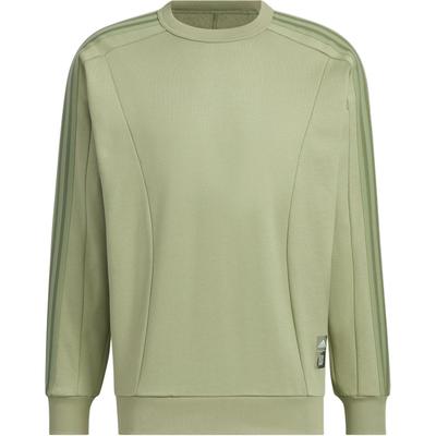 Wuji Series Silky Sweatshirt Crew Neck Sports Casual Pullover Long Sleeve Hoodie Men Sweatshirt Tent-Green JI8711