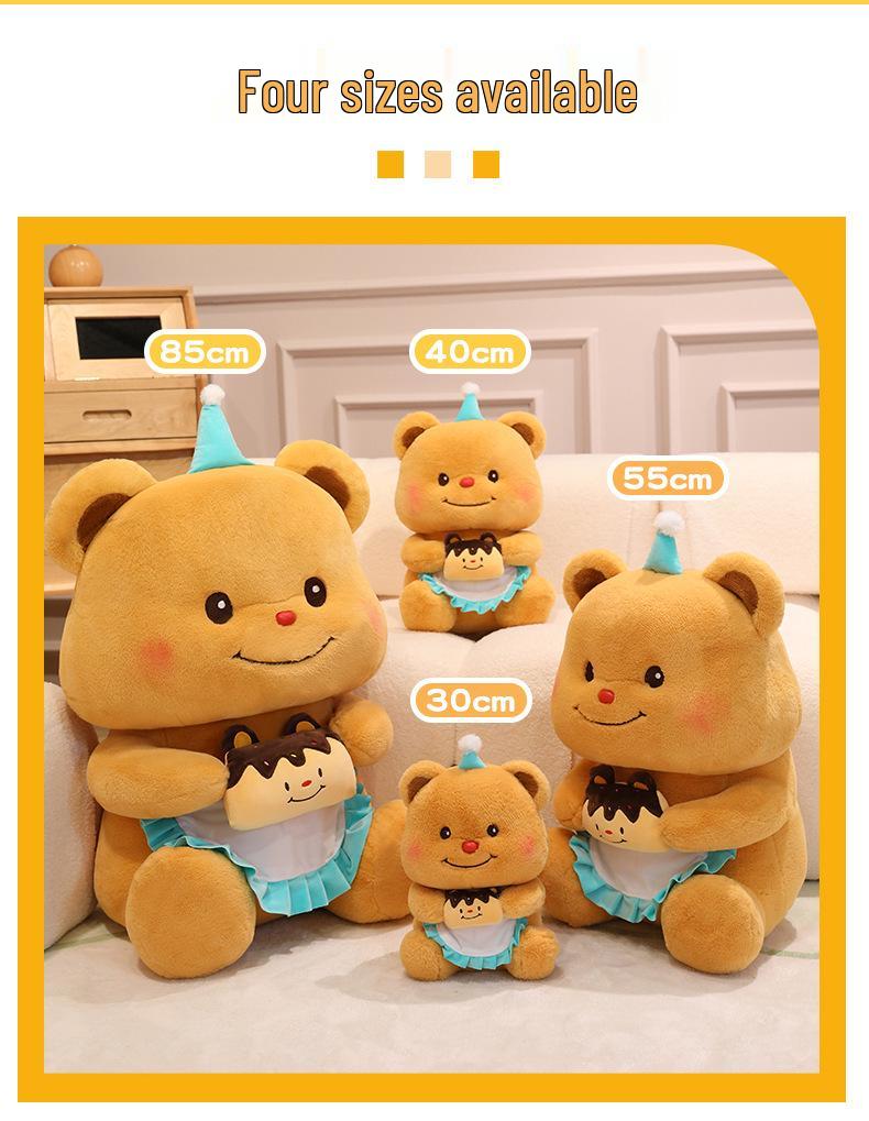 Butter Bear Plush Doll - Trendy Birthday Gift for Girls