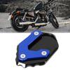 F FIERCE CYCLE Motorcycle Kickstand Side Stand Stretch Plate Pad Aluminum Alloy Fit BMW R1200GS LC 2013-2018 Titanium Tone