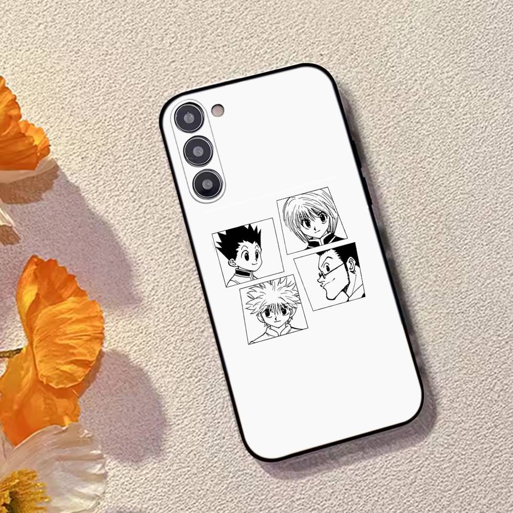Hunter X Hunter Japanese Manga Phone Case For Samsung Galaxy A73,A72,A71,A70,A53,A52,A51,Soft Silicone Black Cover
