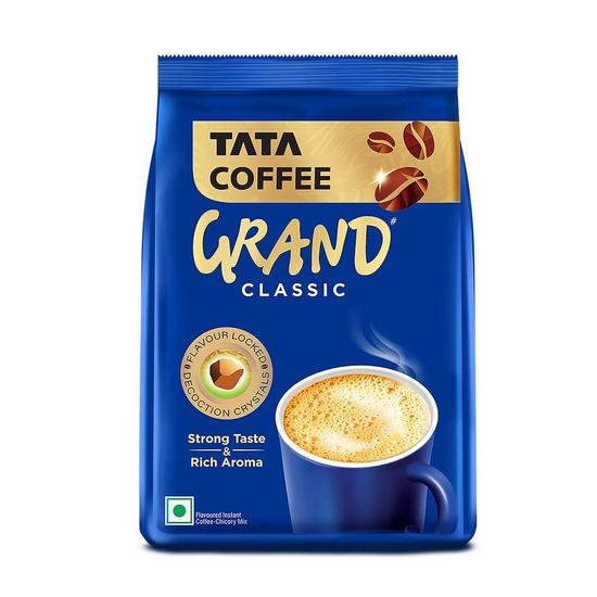 Tata Classic Instant Coffee 90g Jar, Chicory Mix | Tata Classic Instant Coffee 100g Pouch, Chicory Mix