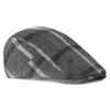 MIMIGO Men's Plaid Newsboy Gatsby Hat Vintage Beret Flat Ivy Cabbie Driving Hunting Cap for Boyfriend Gift 3 Colors