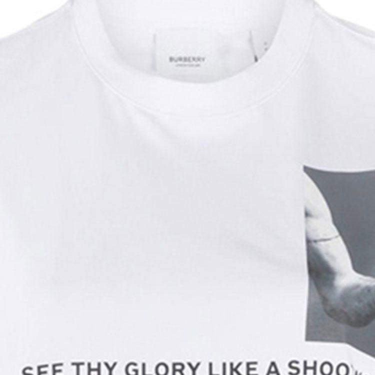 Burberry Women's Montage Print Cotton Short-Sleeve T-shirt White 80246561