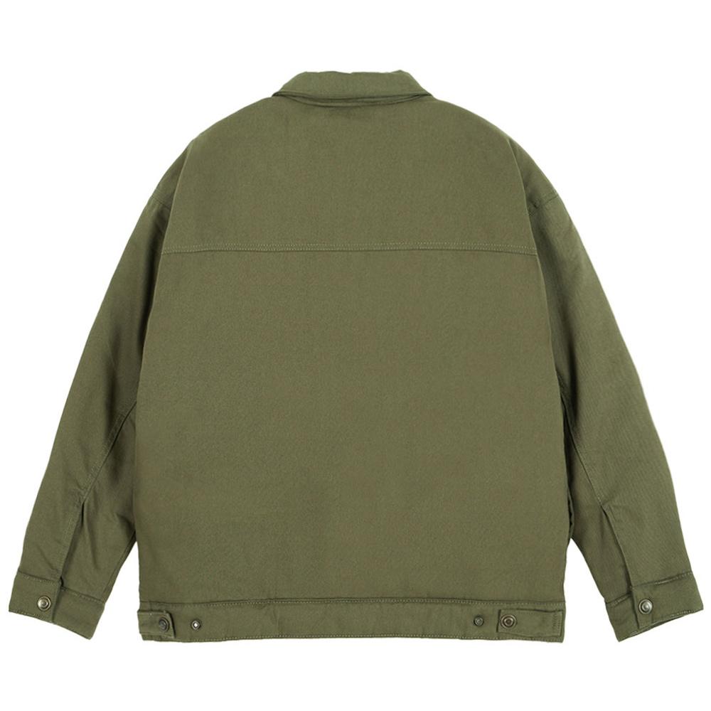 Astral Projection Signature Gravity Oversized Trucker Jacket_Khaki