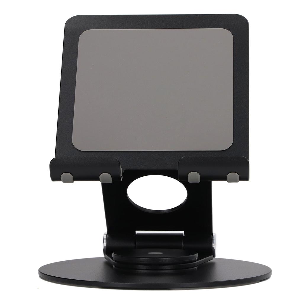 Foldable Phone Stand 360 Degree Rotation Adjustable Height Aluminum Desk Stand with Stable Base for