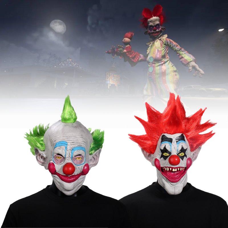 Killer From Klowns Outer Space Character Mask Halloween Headwear Cosplay Props