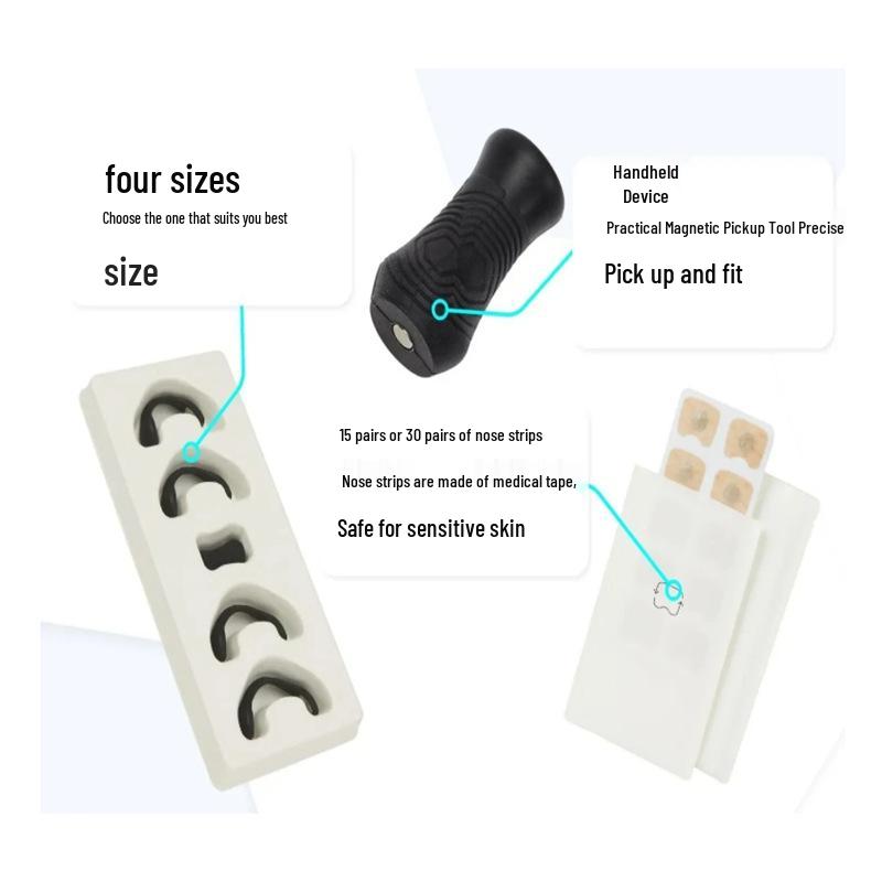 Magnetische Nasenpflaster & Nasenklammern für verbesserte Atmung