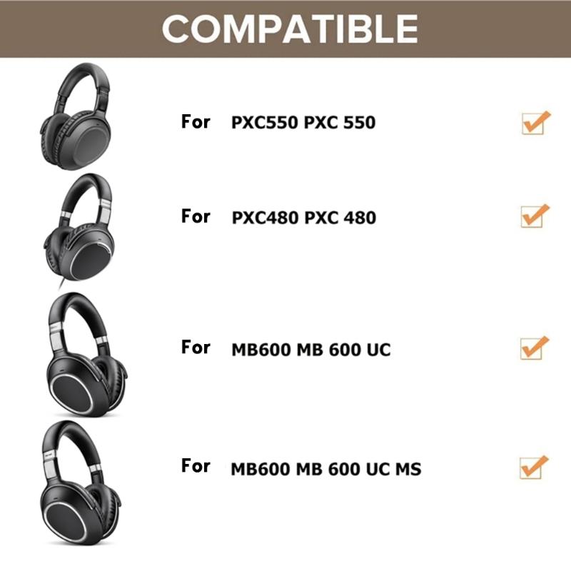 Kvalifikované ochranné smyčky pro hlavový most sluchátek PXC550 PXC480 MB660