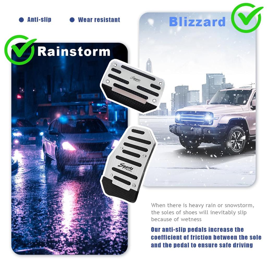 Accelerator Brake Pedal Cover  For Buick Encore GL6 GL8 Chevrolet Orlando Trax Track ONIX Trailblazer NO Drill Car Accessories