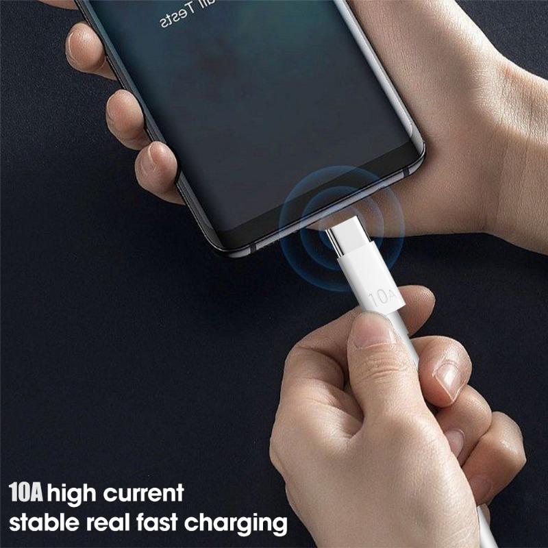 3-1Pcs 120W 10A Fast Charger PD Dual Type C Quick Charging Cable Data Wire Cord for Samsung IPhone 15 16  Xiaomi Universal