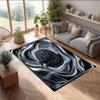 Borussia Dortmund Printed Flannel Area Rug Non Slip Soft Polyester Floor Carpet Indoor Decor Mat for Bedroom Living Room Sofa