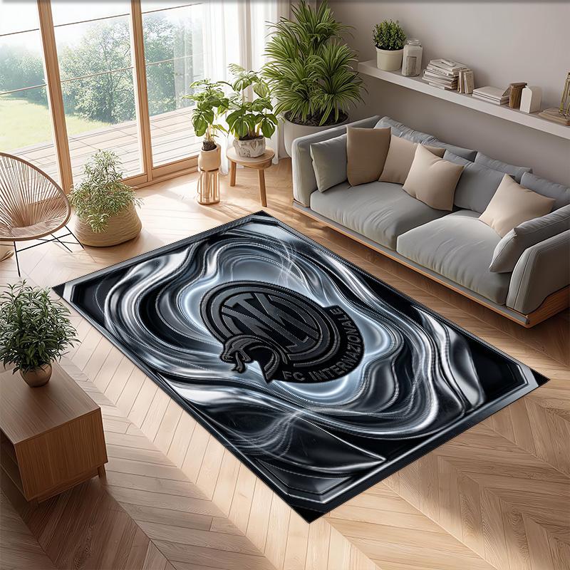 Borussia Dortmund Printed Flannel Area Rug Non Slip Soft Polyester Floor Carpet Indoor Decor Mat for Bedroom Living Room Sofa