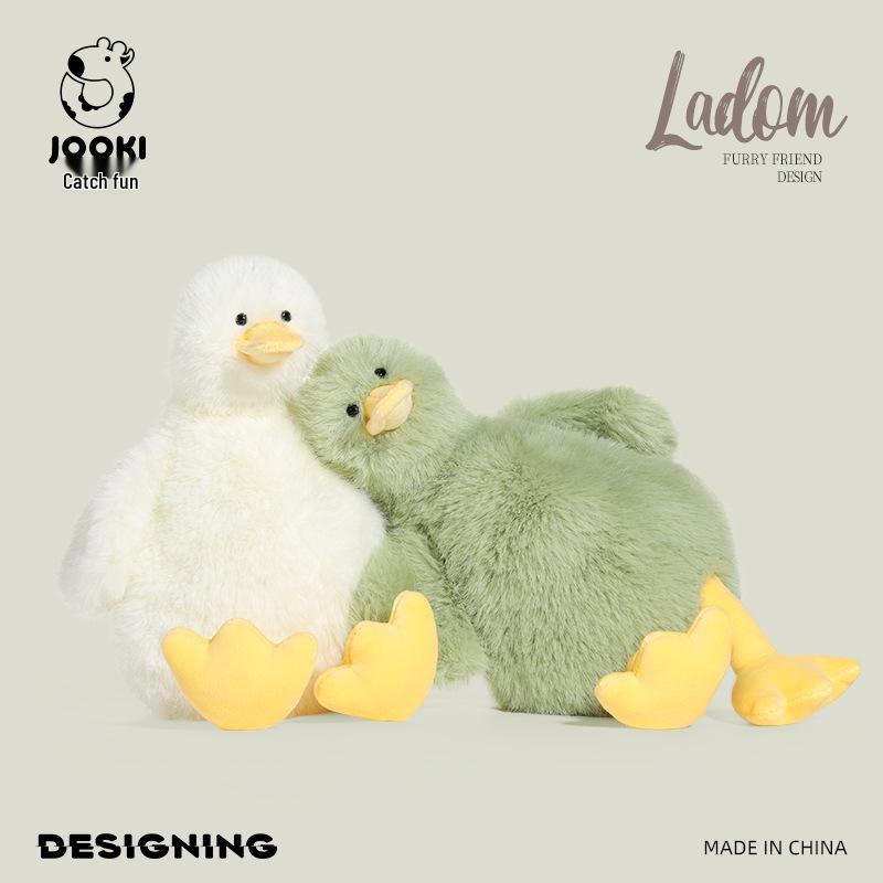 

Catch Fun Ladom Duck Plush Toy - Stuffed Doll Pillow for Girls, Birthday Gift 20 cm
