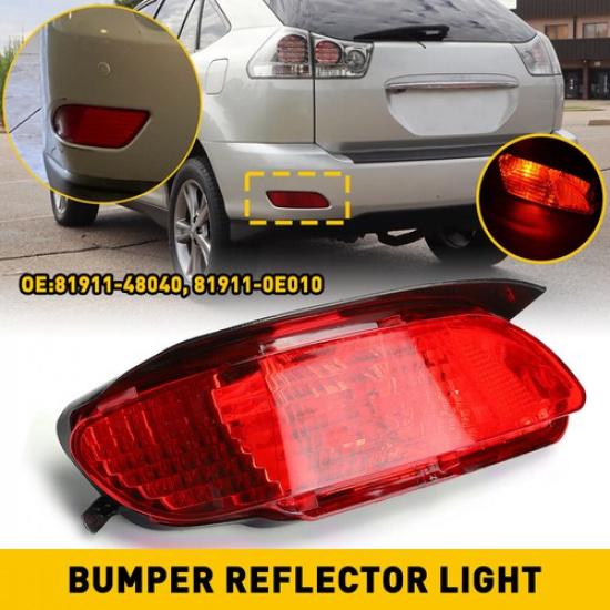 Left Rear Marker Bumper Reflector Light Lens For Lexus RX330 2004-2009 2005