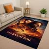 3D Supernatural Sam Dean Winchester TV Living Room Non-Slip Area Rug Soft Carpet for Bedroom Playroom Sofa,Home Decor Doormat
