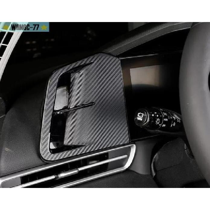 Carbon Fiber Sticker Dashboard Side Sides Trim For Hyundai Elantra -