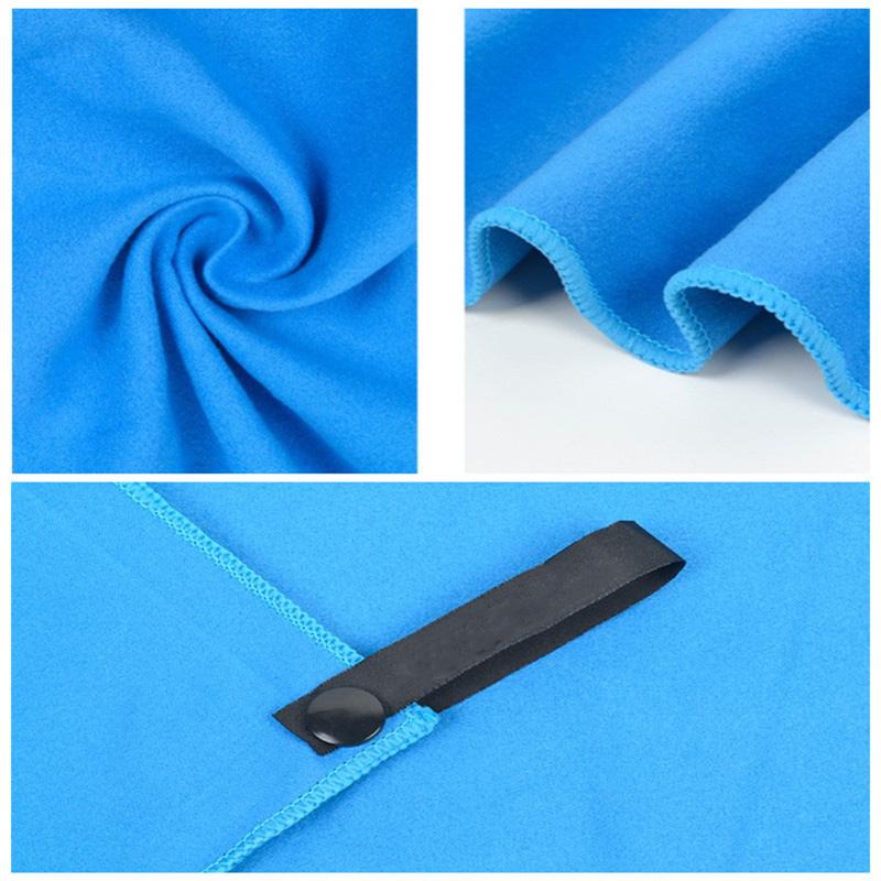 1PC Sweat Absorbing Sport Towel Gym Towel Microfiber Lightweight Beach Towel Quick Drying Portable