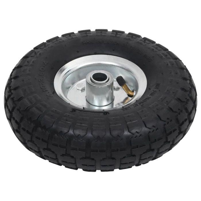 Roue de diable - vidaXL - 4 pcs - Caoutchouc increvable - 260 x 83 mm - Charge 100 kg