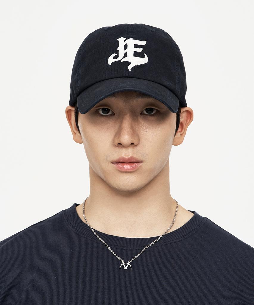 JELEVE Big Emblem Chain Embroidery Ball Cap 3 Colors