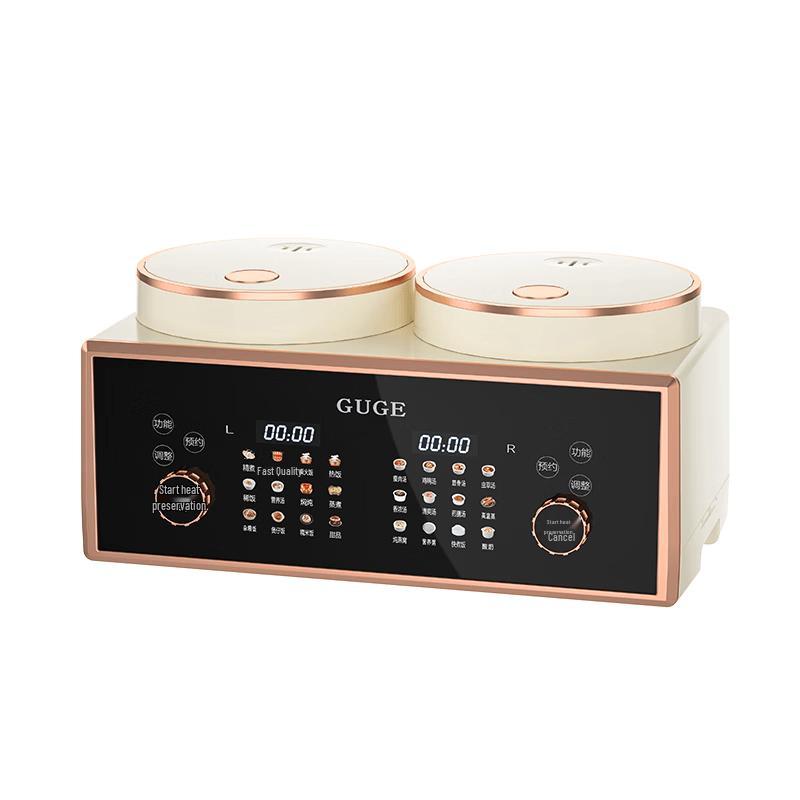 Guge Dual-Pot Low-Sugar Smart Rice Cooker CN plug (adapter included)