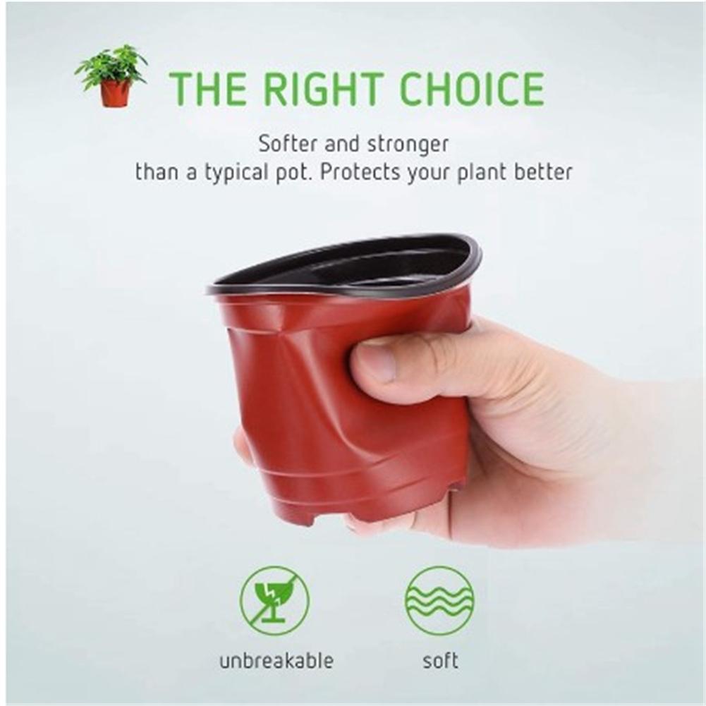 Plastic Multi-size Flower Pot Plant Pots Succulent Planter Pot For Outdoor Indoor Plants